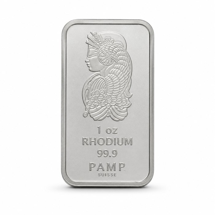 Lingot de rhodium PAMP 1 once